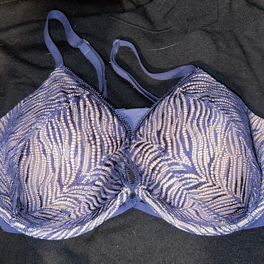 Victoria's Secret Blue Lace Bra